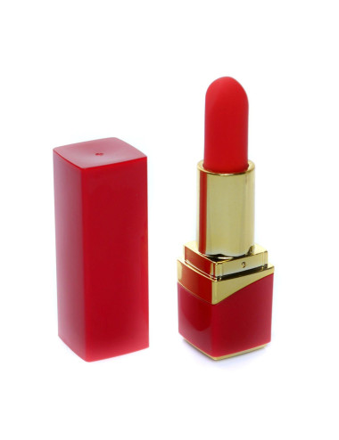Stymulator Lipstick Vibrator Mini Red - Zabawki, Wibrator, Mini, wodoodporny, 10 funkcji