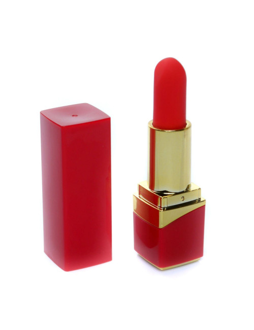 Stymulator Lipstick Vibrator Mini Red - Zabawki, Wibrator, Mini, wodoodporny, 10 funkcji