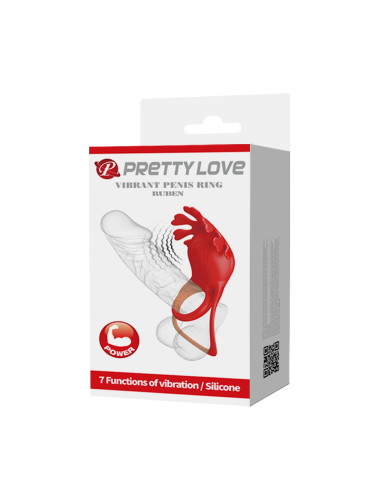 PRETTY LOVE - VIBRATION PENIS RING, Ruben, 7 vibration functions