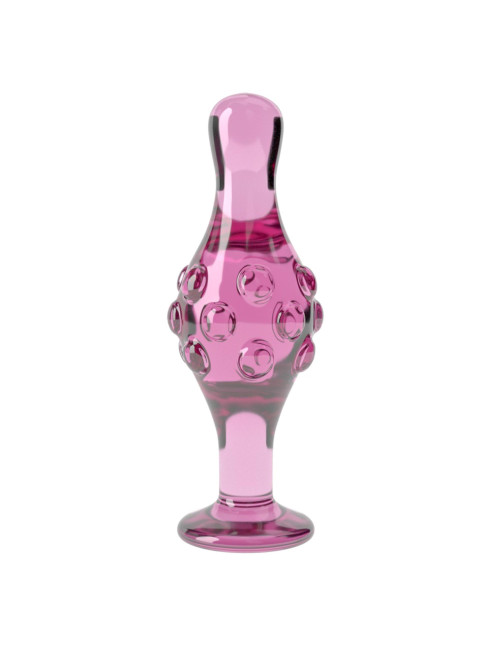 Lovetoy Glass Romance Pink Szklany Plug Analny 11.3 cm