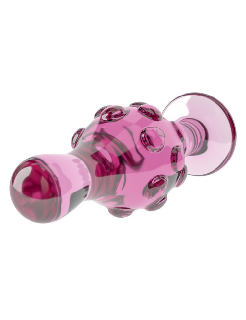 Lovetoy Glass Romance Pink Szklany Plug Analny 11.3 cm