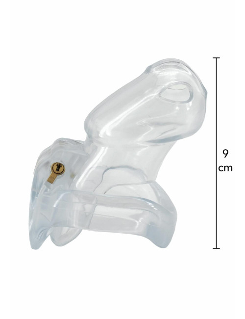 Hidden Desire Clear Control Cock Cage Long