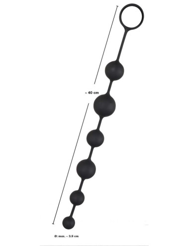 Black Velvets Anal Beads