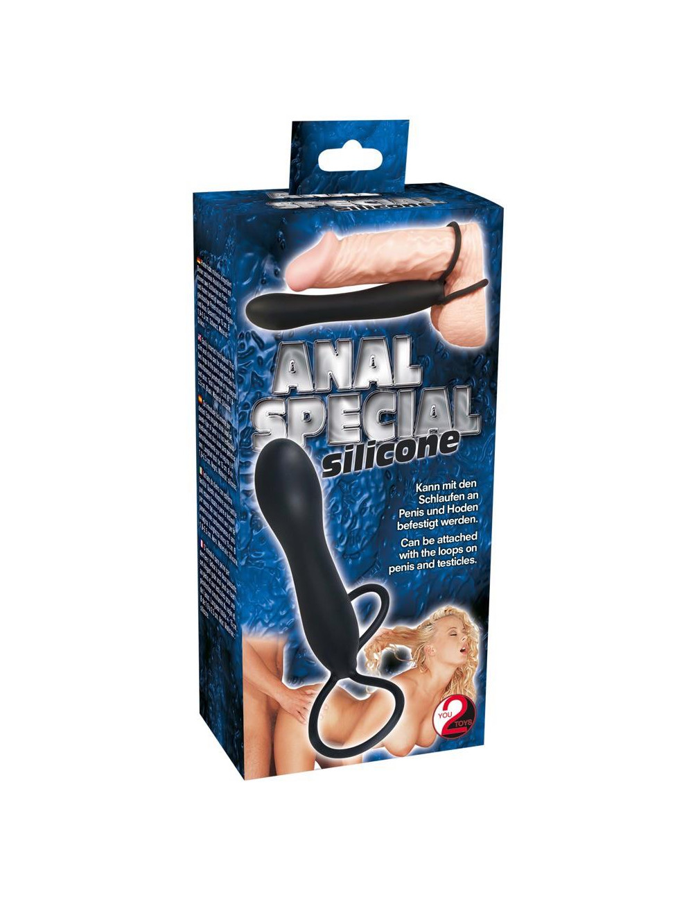 You2Toys Anal Special Silicone Black - Czarny korek analny