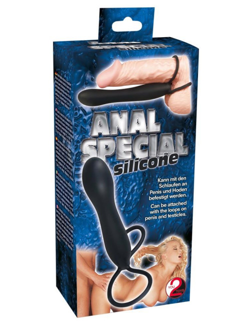You2Toys Anal Special Silicone Black - Czarny korek analny