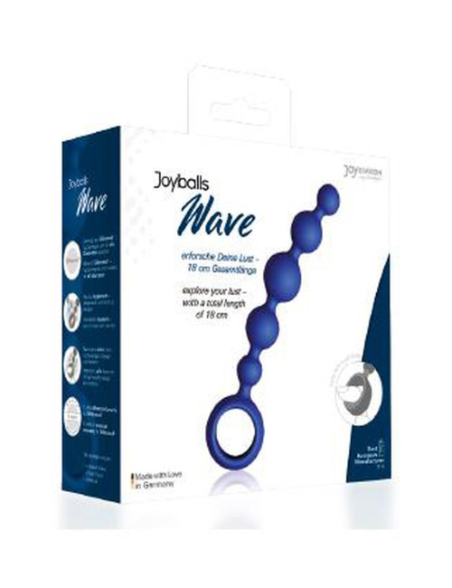 JoyDivision Joyballs Anal Wave Kulki Analne Niebieskie