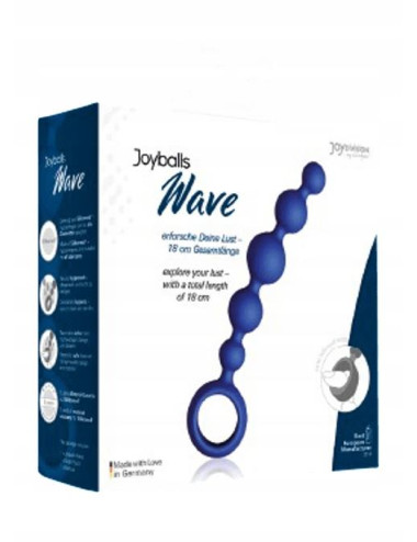 Plug/kulki-Joyballs anal Wave, short, blue
