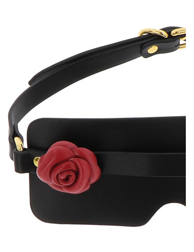 Wild Roses Blindfold Black