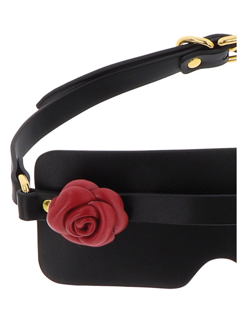 Wild Roses Blindfold Black