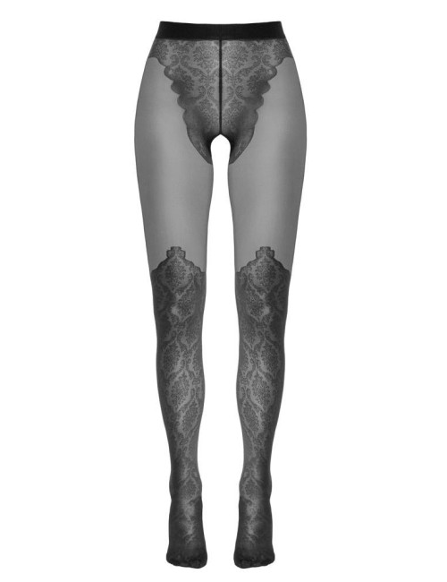 Cottelli Legwear Rajstopy z Otwartym Kroczem