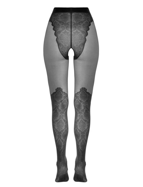 Cottelli Legwear Rajstopy z Otwartym Kroczem