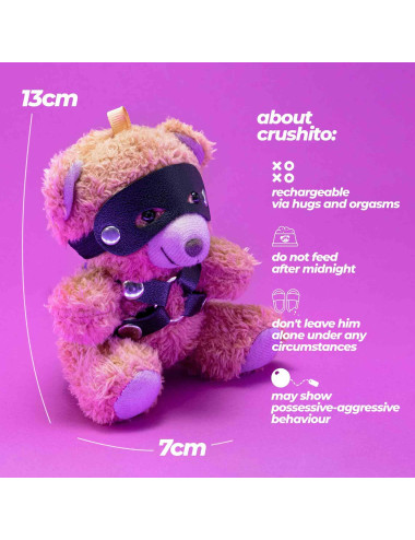 CRUSHIOUS CRUSHITO HARNESS BEAR KEYRING