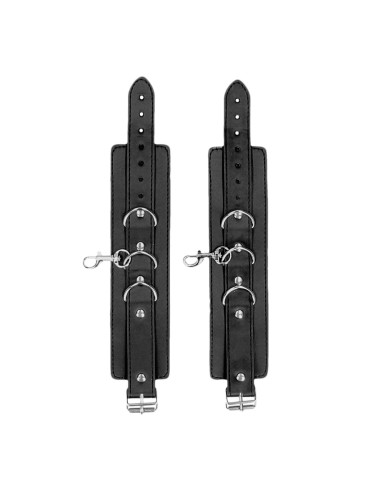 Bonded Leather Collar With Hand Cuffs