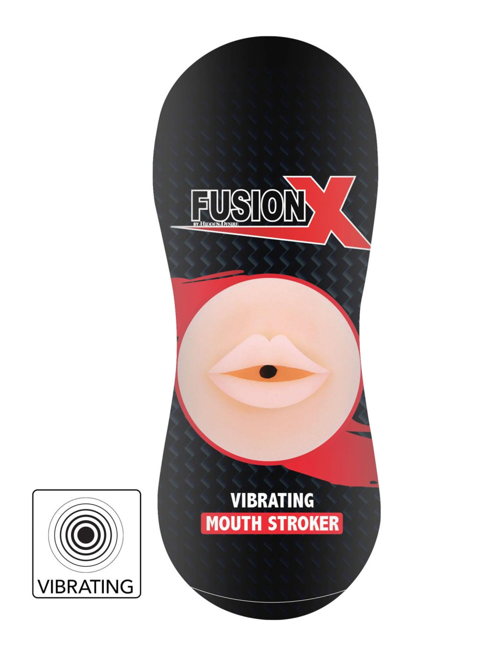Vibrating Stroker Mouth Light skin tone