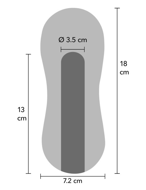 Vibrating Stroker Mouth Light skin tone