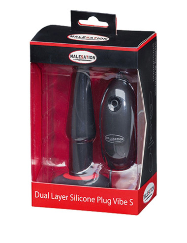 MALESATION Dual Layer Silicone Plug Vibe S