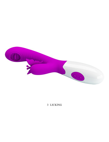 PRETTY LOVE - Moth, 12 vibration functions 3 licking settings