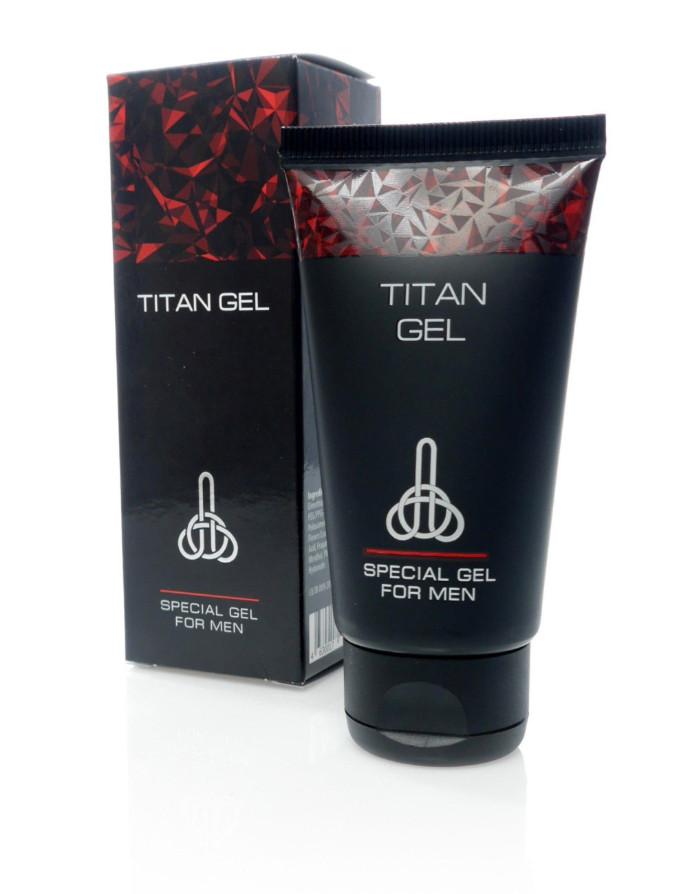 Titan Gel 50ml - Afrodyzjak dla mężczyzn - Powiększenie penisa - Żel na erekcję i nawilżenie