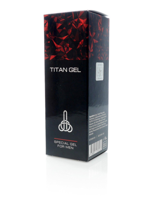 Titan Gel 50ml - Afrodyzjak dla mężczyzn - Powiększenie penisa - Żel na erekcję i nawilżenie