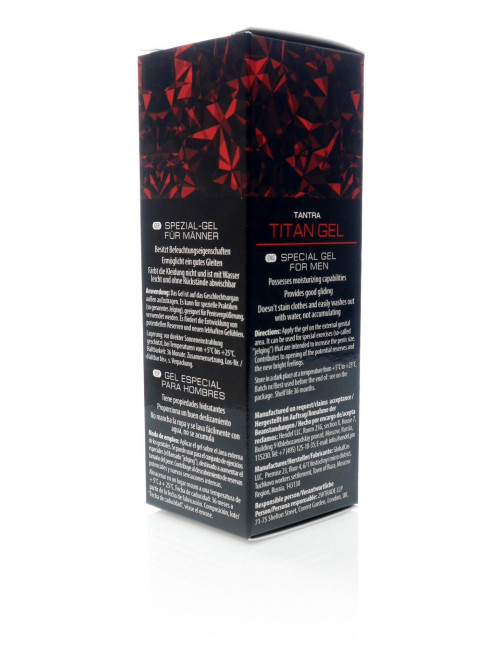 Titan Gel 50ml - Afrodyzjak dla mężczyzn - Powiększenie penisa - Żel na erekcję i nawilżenie