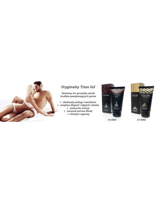 Titan Gel 50ml - Afrodyzjak dla mężczyzn - Powiększenie penisa - Żel na erekcję i nawilżenie