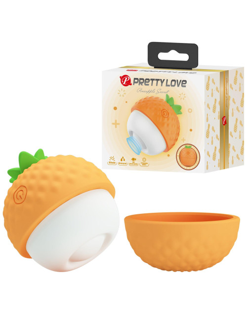 PRETTY LOVE Pineapple Secret - Wibrator silikonowy, 12 funkcji pulsujących, Zabawki / Wibratory / Stymulatory