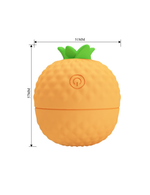 PRETTY LOVE Pineapple Secret - Wibrator silikonowy, 12 funkcji pulsujących, Zabawki / Wibratory / Stymulatory