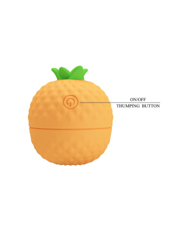 PRETTY LOVE - Pineapple Secret, 12 thumping functions, Silicone