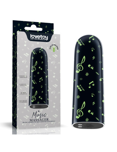 Rechargeable Glow-in-the-dark Music Massager
