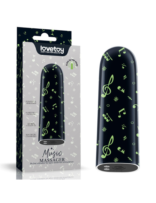 Rechargeable Glow-in-the-dark Music Massager