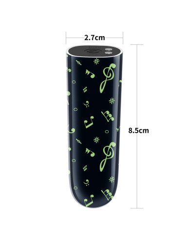 Rechargeable Glow-in-the-dark Music Massager