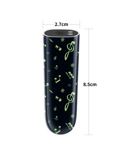 Rechargeable Glow-in-the-dark Music Massager