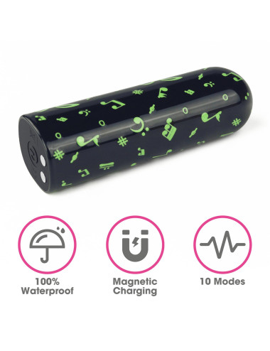 Rechargeable Glow-in-the-dark Music Massager