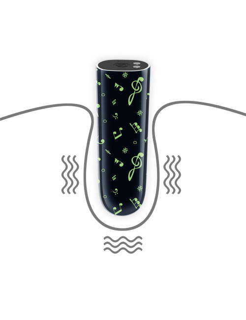 Rechargeable Glow-in-the-dark Music Massager