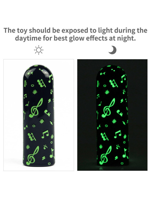 Rechargeable Glow-in-the-dark Music Massager