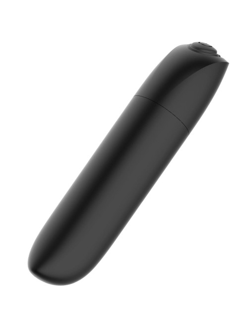 Stymulator-Rechargeable Powerful Bullet Vibrator USB 20 Functions - Shine Black