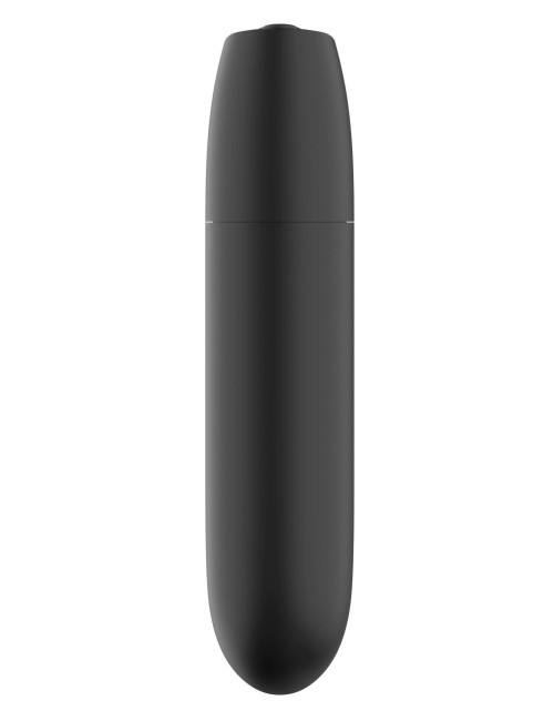 Stymulator-Rechargeable Powerful Bullet Vibrator USB 20 Functions - Shine Black