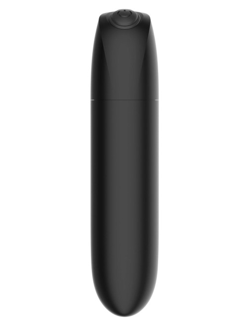 Stymulator-Rechargeable Powerful Bullet Vibrator USB 20 Functions - Shine Black