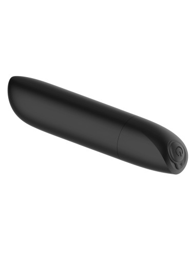 Stymulator-Rechargeable Powerful Bullet Vibrator USB 20 Functions - Shine Black