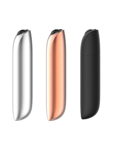 Stymulator-Rechargeable Powerful Bullet Vibrator USB 20 Functions - Silver