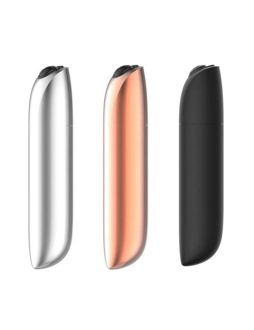 Stymulator-Rechargeable Powerful Bullet Vibrator USB 20 Functions - Silver
