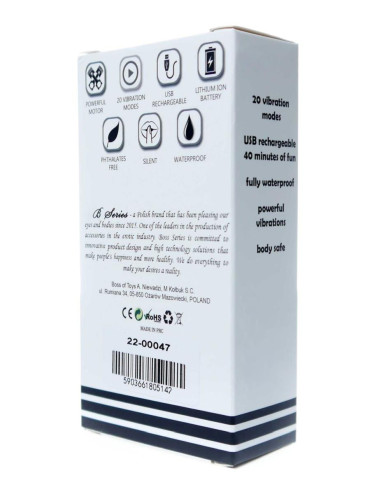 Stymulator-Rechargeable Powerful Bullet Vibrator USB 20 Functions - Silver