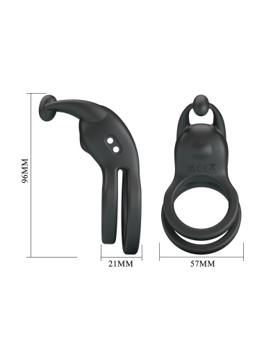 Pretty Love Goodwin Vibrating Double Penis Ring