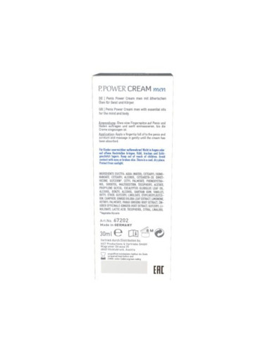 Żel/sprej-Shiatsu Penis Power Cream Men 30ml.