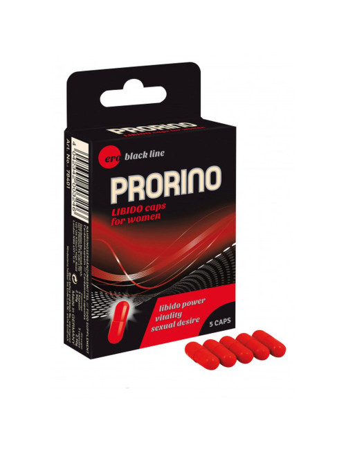 Supl.diety-PRORINO Women- 5pcs black line Libido Caps