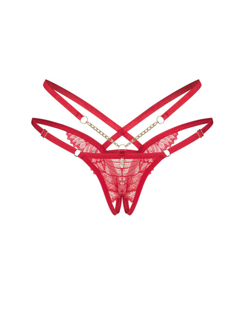 Obsessive Matildea Otwarte Stringi 2XL/3XL