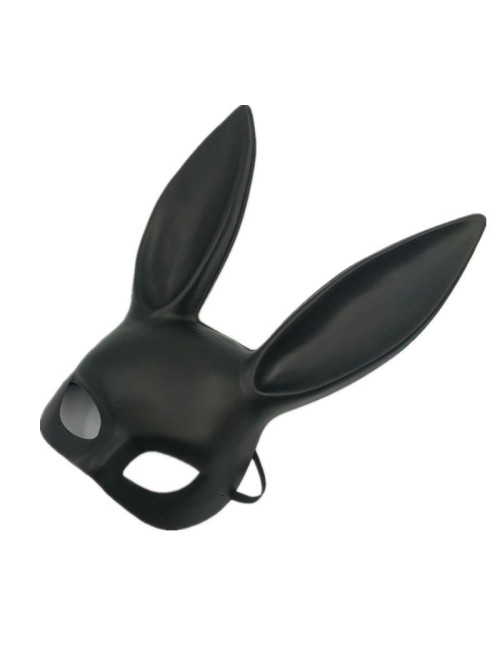 Maska Bunny Mask Black - czarna maska BDSM, maski erotyczne, zabawki BDSM, bezpieczna dla ciała
