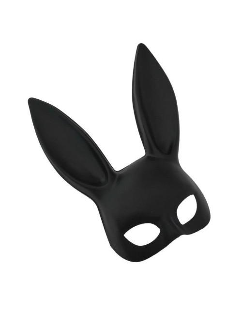 Maska Bunny Mask Black - czarna maska BDSM, maski erotyczne, zabawki BDSM, bezpieczna dla ciała