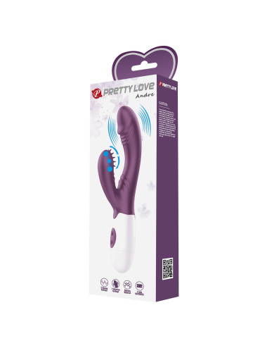 PRETTY LOVE - Andre purple, 3 waving modes 7 vibration functions