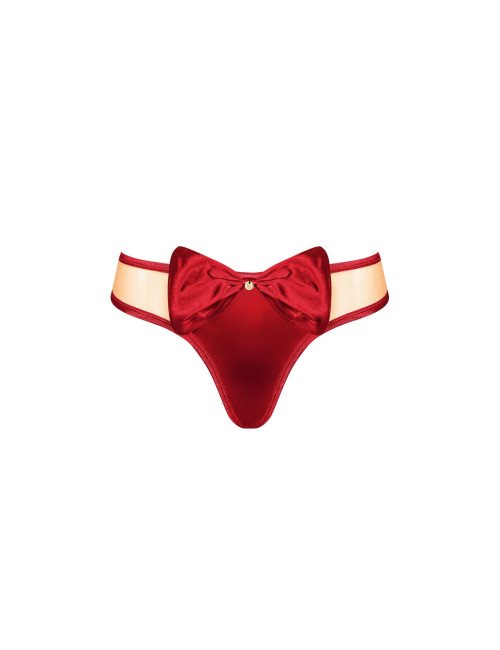 Obsessive Rubinesa Koronkowe Stringi L/XL